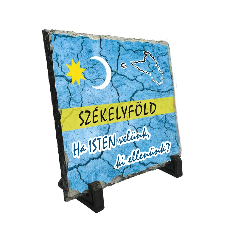 Szekelyfold, piatra ardezie personalizata, cu mesaj model, pa063